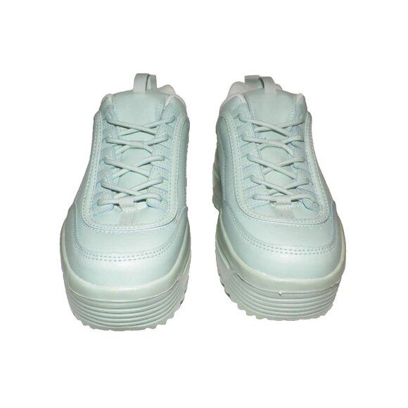 Women's 6 Berness LILY5005 Green It Platform Shoes 3.25" Heel - Picture 5 of 10